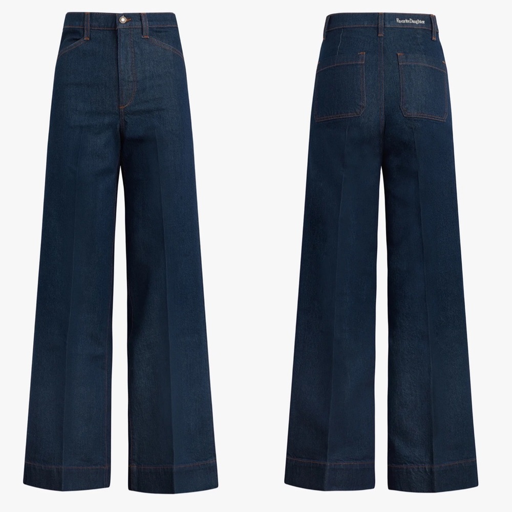 Favorite Daughter The Mischa Super High Rise Wide Leg Jean Sz 29 NWT - Picture 4 of 10